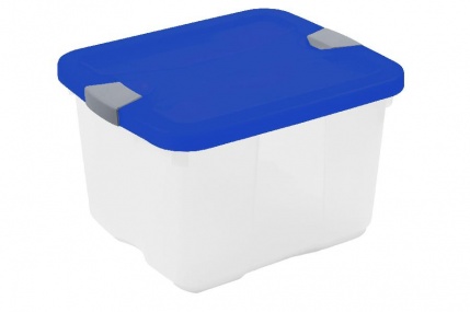 Box CLIP 30 L modrá/stříbrná