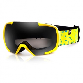 Spokey EVANS lyžařské brýle žluto-šedé