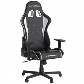 Kancelářská židle DXRacer OH/FML08/NW - černá/bílá