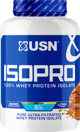 USN IsoPro 100% Whey Protein 1800 g Příchuť: vanilka