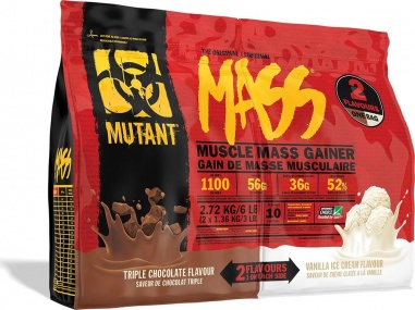 Mutant Mutant® Mass Gainer Dual 2720 g Příchuť: trojitá čoko-vanilková zmrzlina