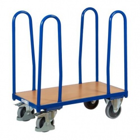Plošinový vozík se čtyřmi rohovými podpěrami, do 400 kg