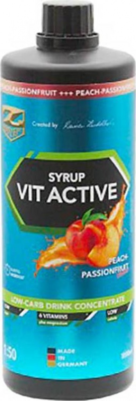 Z Konzept Vit Active Syrup Low Carb 1000 ml Příchuť: pomeranč