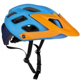 Spokey SINGLETRAIL Cyklistická přilba pro dospělé a juniory  IN-MOLD, 58-61 cm, modrá