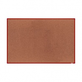 Korková tabule boardOK, 180 x 120 cm, červená