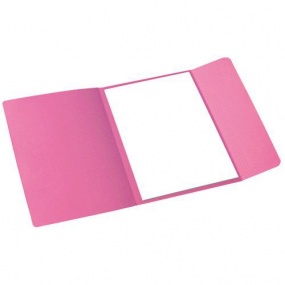 Papírové spisové desky Cloud, 100 ks, růžové