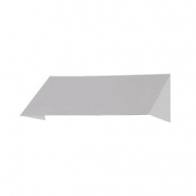 Šikmý nástavec na šatní skříň, 88,5 cm, šedý