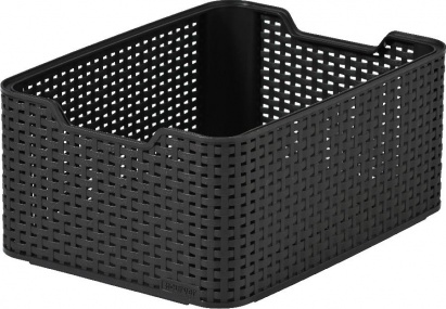 Úložný box RATTAN Style M - hnědý