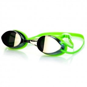 Spokey SPARKI Plavecké brýle, zelené, zrcadlová skla