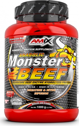 Amix Nutrition Amix Anabolic Monster BEEF 90% Protein Příchuť: Vanilla-Lime, Balení(g): 20x33g