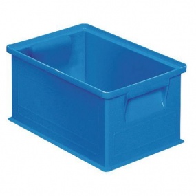 Barevná plastová přepravka PS (8,7 l), modrá
