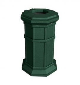 Venkovní odpadkový koš Tradition Range 80 l,zelený