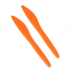 30 party nůž, PS 17,5 cm oranžová