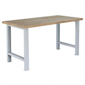 Dílenský stůl Weld, 84 x 150 x 80 cm, šedý
