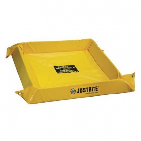 Záchytná nádrž Justrite, žlutá, 10,2 x 96,5 x 91,4 cm, 38 l