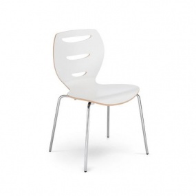 Konferenční židle Alani, bílé lamino