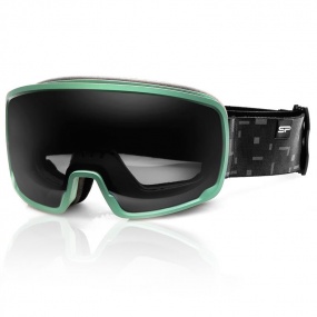 Spokey GRAYS lyžařské brýle šedo-zelené