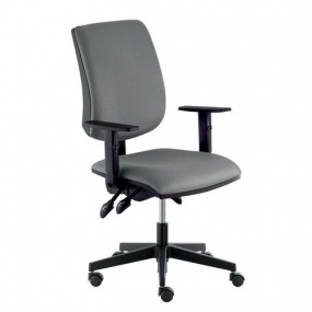 Kancelářská židle Luki, šedá