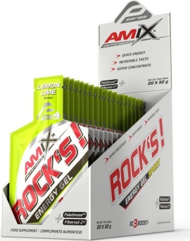 Amix Nutrition Amix Rock's Energy Gel Příchuť: Orange, Balení(g): 20x32g