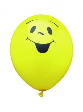10 ks balonků  O 25 cm - úsměvy
