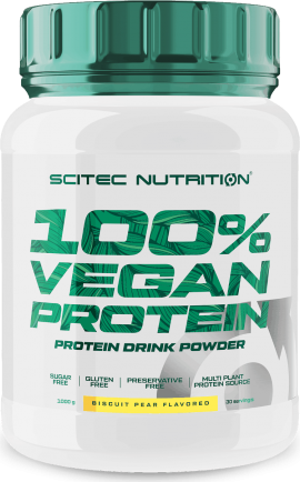 Scitec Nutrition 100% Vegan Protein 1000 g Příchuť: Čokoláda