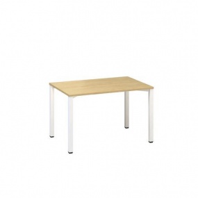 Kancelářský stůl Alfa 200, 120 x 80 x 74,2 cm, rovné provedení, dezén divoká hruška, RAL9010
