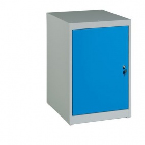 Skříňový kontejner, 80 x 51 x 59 cm, šedý/modrý
