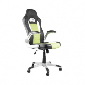 Kancelářská židle Lotus, černá/zelená