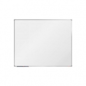 Bílá magnetická tabule boardOK, 150 x 120 cm, elox
