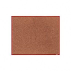 Korková tabule boardOK, 150 x 120 cm, červená