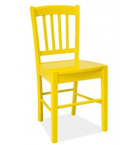 Jídelní židle CD 57 celodřevěná žlutá