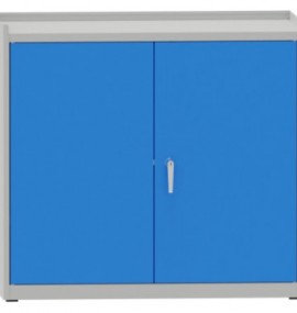 Dílenská  skříňka dvoudvéřová-světle modrá