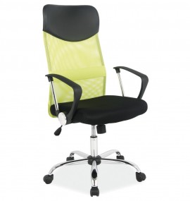 Kancelářská židle Q025 černo-zelená PREZIDENT II