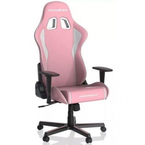 Kancelářská židle DXRacer OH/FML08/PW - bílá/růžová
