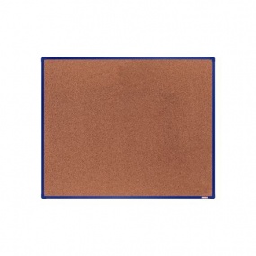 Korková tabule boardOK, 150 x 120 cm, modrá