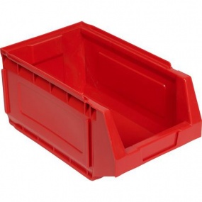 Plastový box 16,5 x 21,2 x 34,5 cm, červený