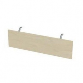 Dřevěná krycí deska ke kancelářskému stolu Gemi 139, délka 112,8 x 31,5 cm, rovná, javor jersey