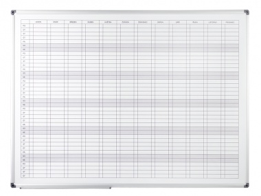 Roční plánovací tabule 90x120cm s CZ potiskem