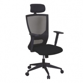 Kancelářská židle Jenny, síť, černá