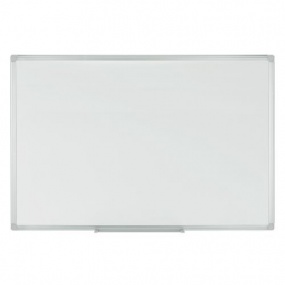 Bílá magnetická tabule Manutan, 150 x 100 cm