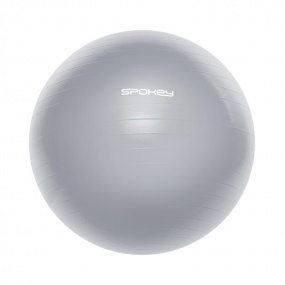 Spokey FITBALL III Gymnastický míč 75 cm včetně pumpičky, šedý