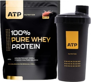 AKCE ATP Nutrition 100% Pure Whey Protein 1000 g +ZDARMA Šejkr 700 ml