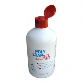 Dezinfekční gel na ruce Polysoap, flip-top uzávěr, 500 ml, 1 ks