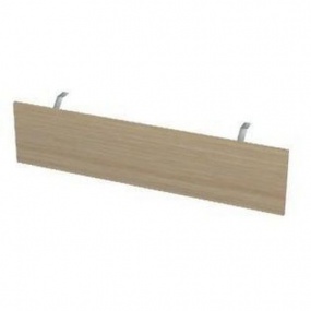 Dřevěná krycí deska ke kancelářskému stolu Gemi 160, délka 133,8 x 31,5 cm, rovná, světlé dřevo