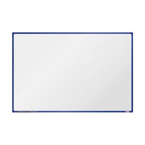Bílá magnetická tabule boardOK, 180 x 120 cm, modrá