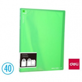 Katalogová kniha DELI AURORA 40l, zelená