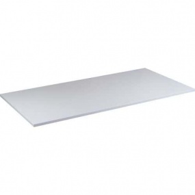 Deska jednacího stolu Combi, 80 x 80 cm, rovná, šedá