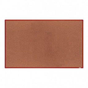 Korková tabule boardOK, 200 x 120 cm, červená
