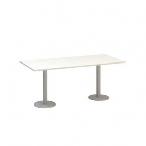 Konferenční stůl Alfa 400, 180 x 80 x 74,2 cm, rovné provedení, dezén bílá, RAL9022
