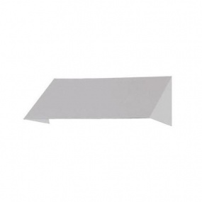 Šikmý nástavec Manutan na šatní skříň, 80 cm, šedý
